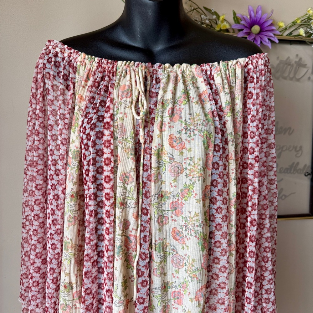 Free People Floral Mini Dress - Picture 3 of 5